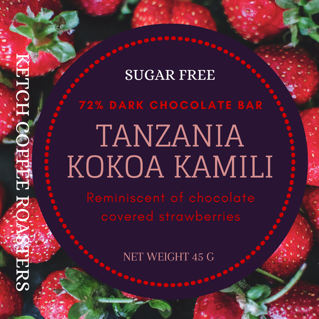 Sugar Free Tanzania Kokoa Kamili Dark Chocolate Bar: 72% image 
