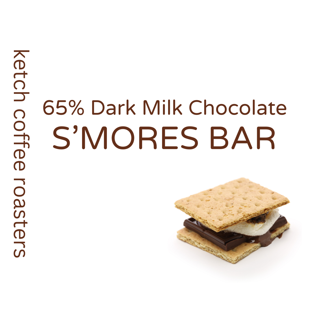 Ketch Coffee Roasters 65% Dark Milk Chocolate S'mores Bar