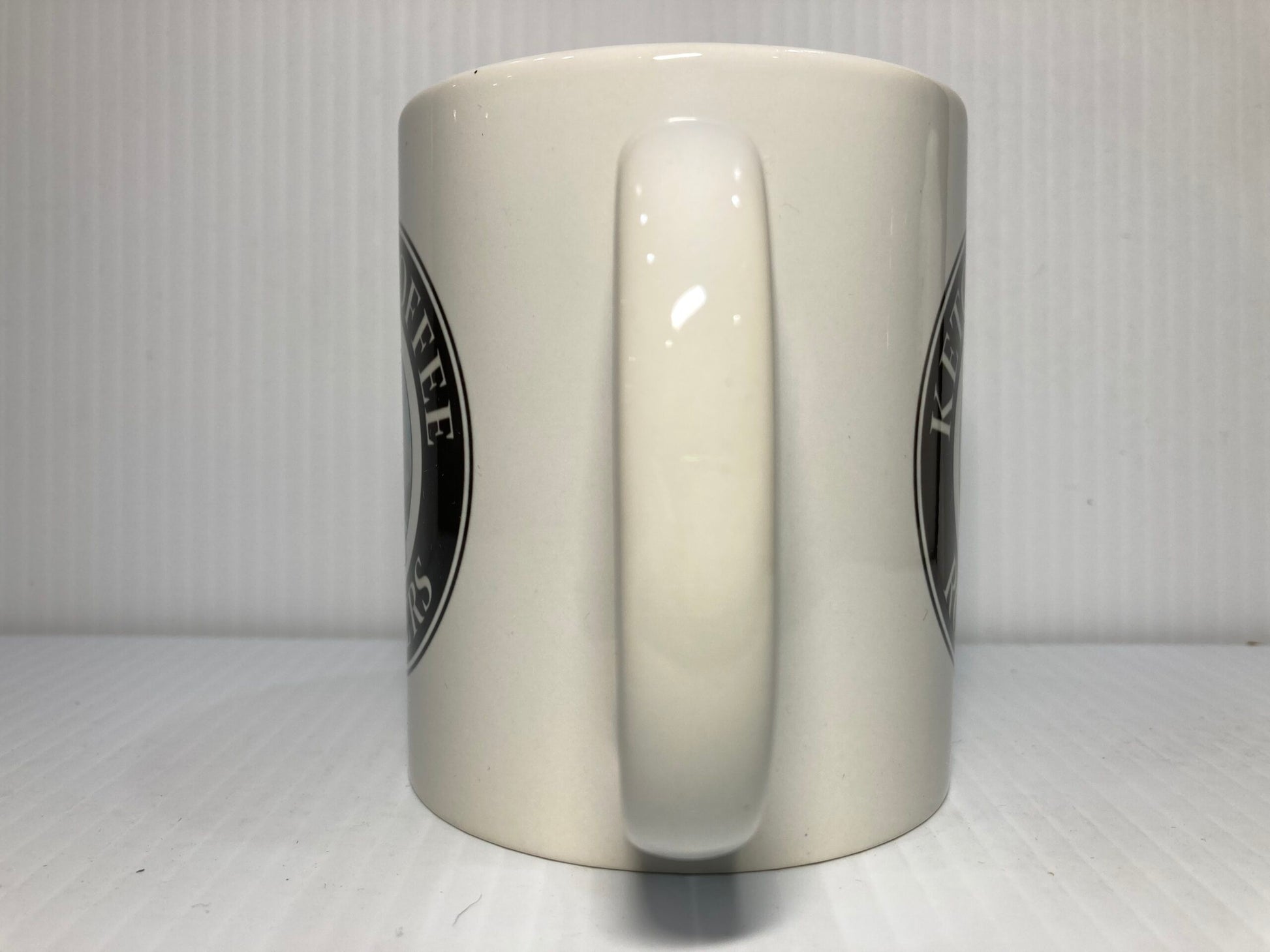 White 11 Ounce Ceramic Coffee Mug image 1