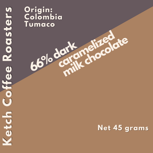 66% Dark Caramelized Milk Chocolate image 
