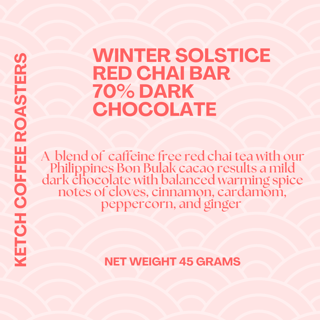 Winter Solstice Red Chai Bar 70% Dark Chocolate image 